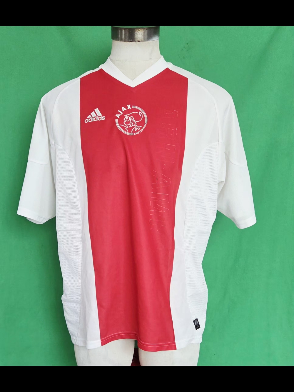 Vintage Adidas 02/03 Ajax ABN AMRO Amsterdam Size XL Soccer Home Jersey